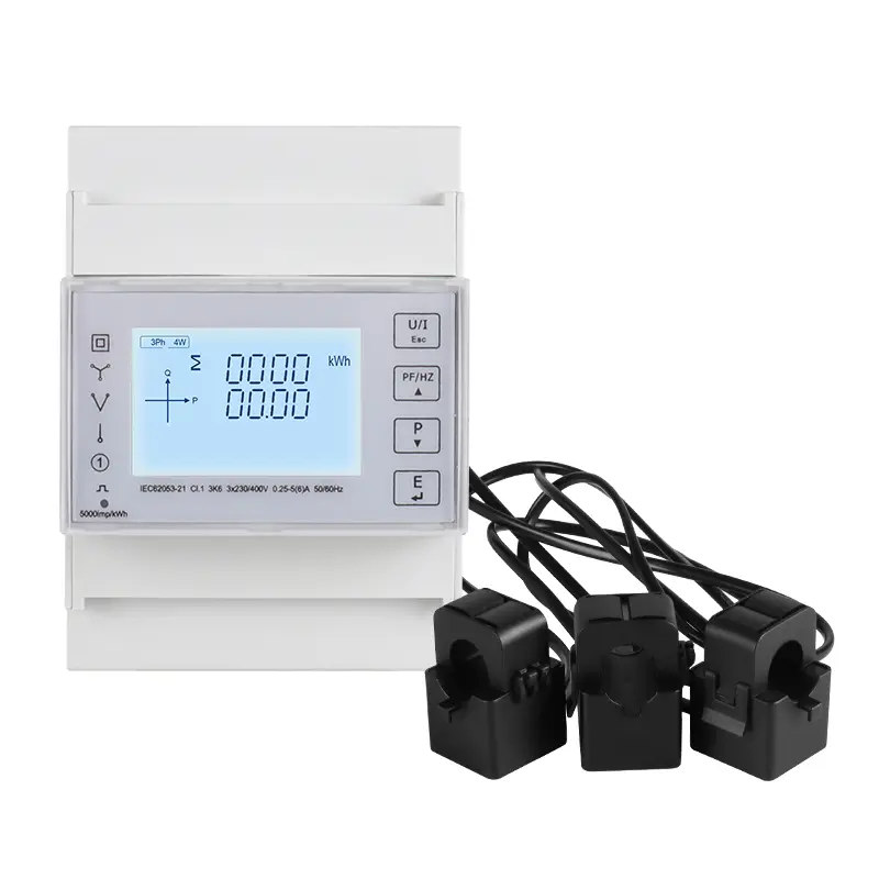 3p 4w măsurare de înaltă precizie de înaltă precizie DIN RAIL ENERGY SMART Contor